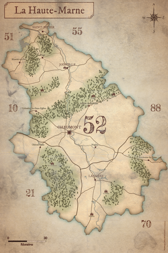 Haute-Marne avec un style ancien